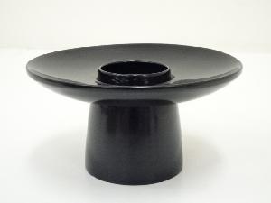 M673/ 時代木製漆器 花唐草金蒔絵朱塗茶台一対 伊万里色絵茶器 龍鳳凰